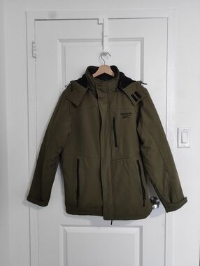 Reebok Men's Green Double-sided Jacket